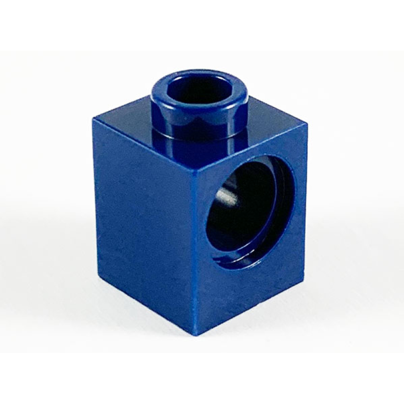 Technic, Steen 1x1 met gat Dark Blue